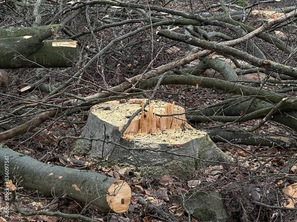 Obraz Abholzung