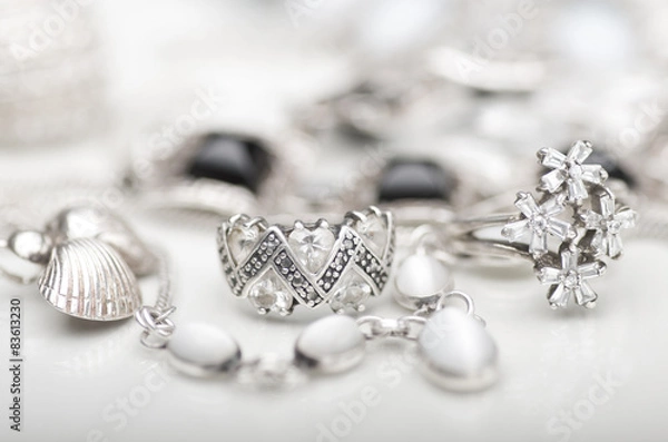 Obraz Silver jewelry