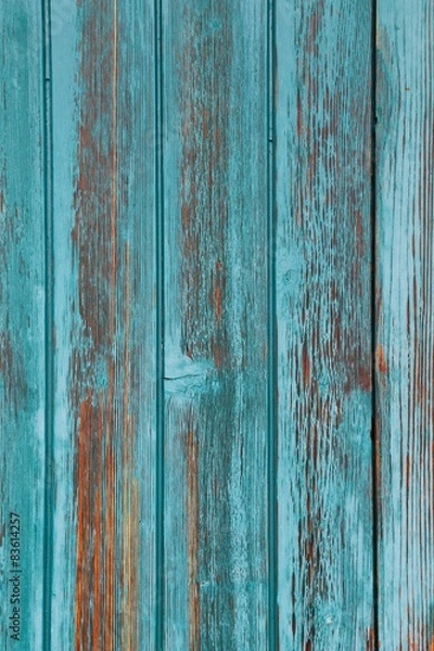 Obraz türkise holzwand