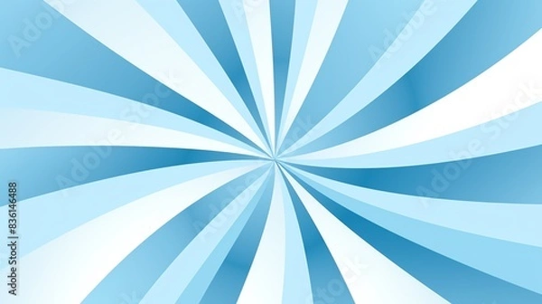 Obraz Abstract blue and white swirl pattern background.