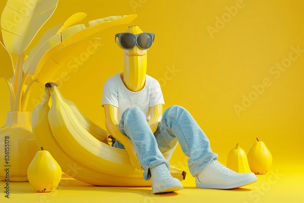 Obraz human banana