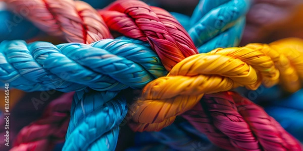 Obraz The Strength of Unity: How Collaboration Enhances Success, Tying It All Together: The Power of Teamwork and Cooperation