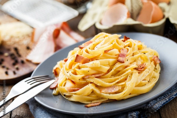 Obraz Pasta carbonara