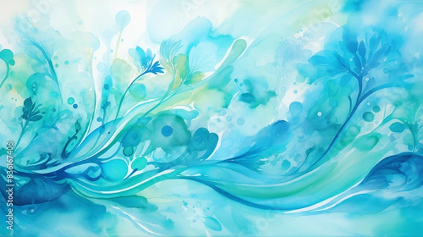 Fototapeta Abstract Surreal Image Pattern Background, Dreamlike Landscapes and Fantastic Creatures, Texture, Wallpaper, Background, Cell Phone Cover and Screen, Smartphone, Computer, Laptop, 16:9 Format - PNG