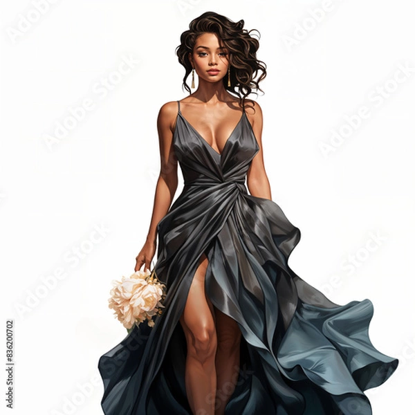 Fototapeta woman in dress