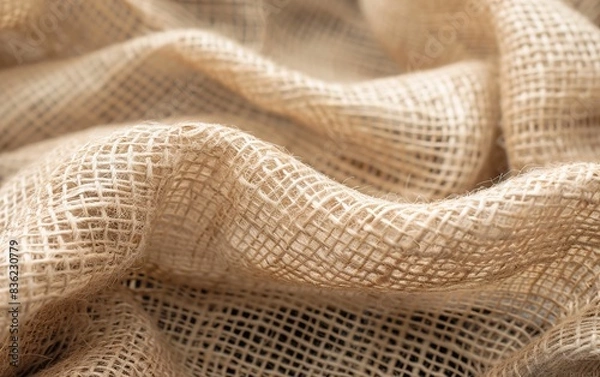 Fototapeta rough sheeting whi material macro mat light background