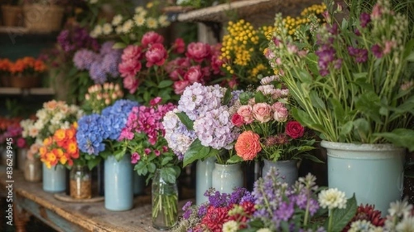 Fototapeta Flowers in the flower shop