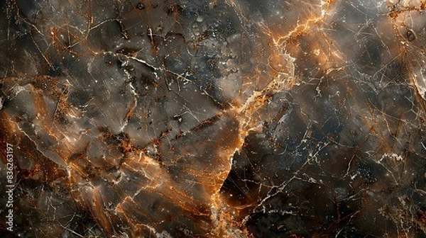 Fototapeta Luxurious Mocha Marble Texture: High-Definition Image