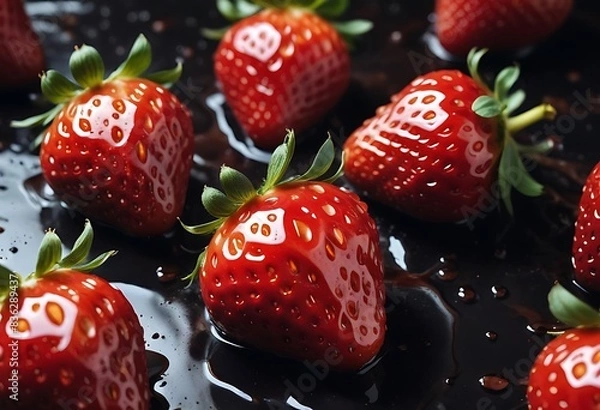Obraz strawberry and chocolate