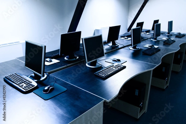 Obraz computers room