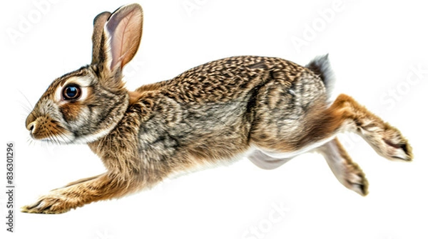 Fototapeta Rabbit jumping