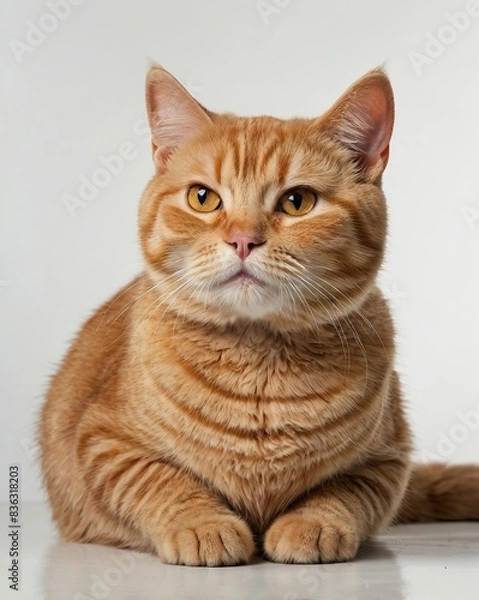 Obraz free fantasy character with a cat head in sunglasses and headphones wearing a white jacket