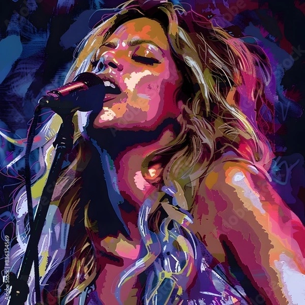 Fototapeta Shakiras Expressive Performance in Bzrp Music Sessions Vol