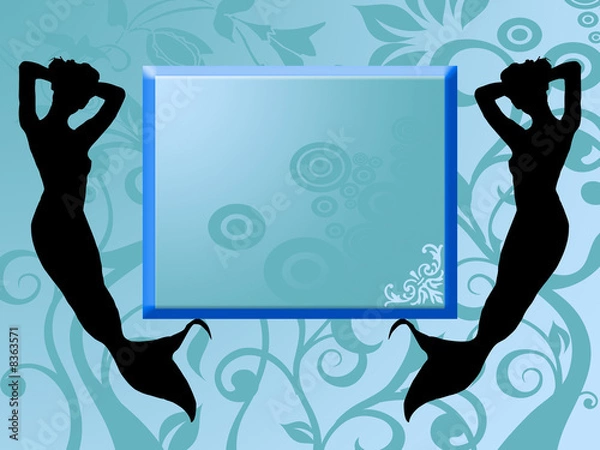 Obraz mermaids invitation