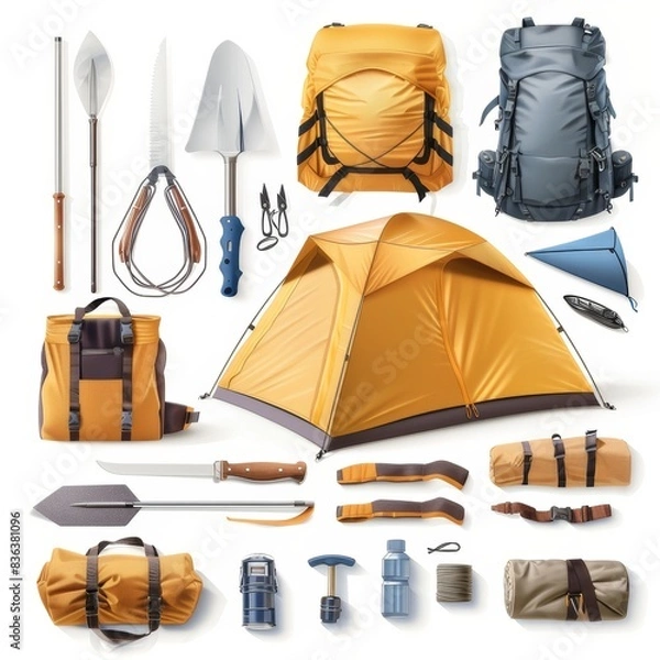 Obraz Top-Notch Camping Essentials Collection Props & Gear