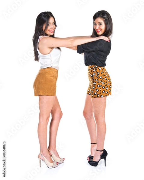 Fototapeta Sisters posing