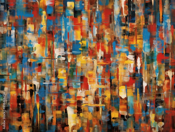 Obraz Colorful abstract art background