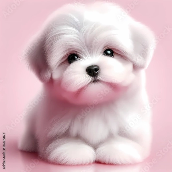 Obraz Malteser Welpe
