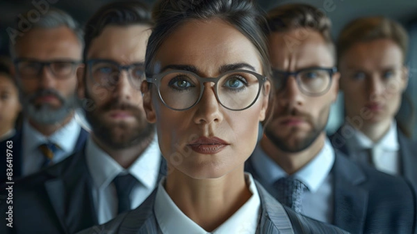 Fototapeta portrait of a team