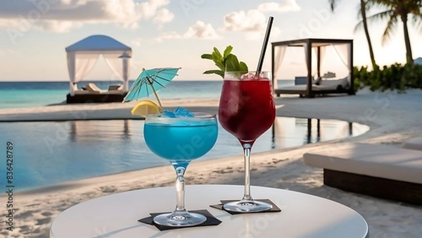 Obraz cocktail on the beach
