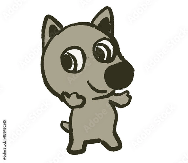 Obraz cartoon dog