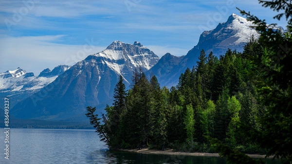 Obraz lake in the mountains