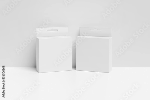 Obraz Blank Hanging Box Mockup
