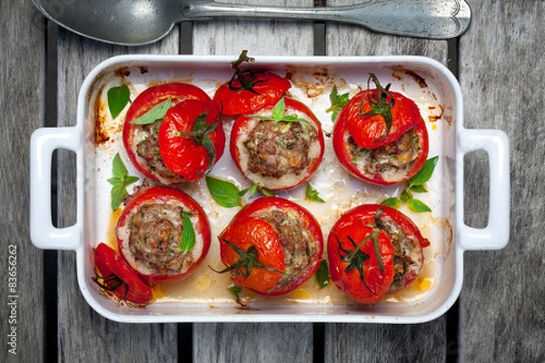 Obraz Nadziewany pomidor