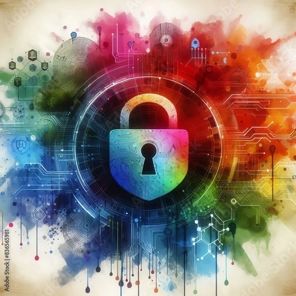 Fototapeta Building a Secure Digital Future