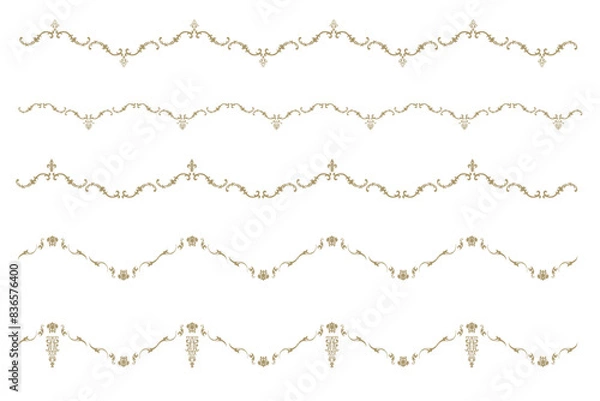 Fototapeta 豪華な装飾 フレーム罫線1