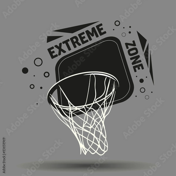 Obraz Streetball logo