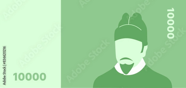 Obraz 한국 지폐 만원