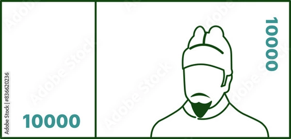 Obraz 돈,만원,만원권,지폐,통화,화폐,한국, 한국지폐, 한국돈