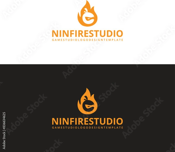 Obraz Creative modern game logo design template