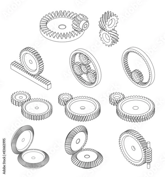 Obraz 11 rodzajów biegów