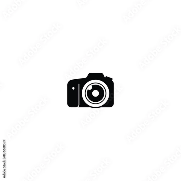 Fototapeta Dslr camera icon, Dslr camera logo vector graphics