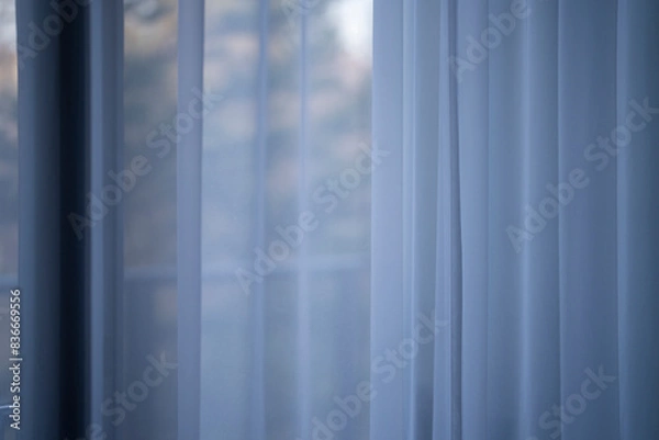 Fototapeta レースカーテン