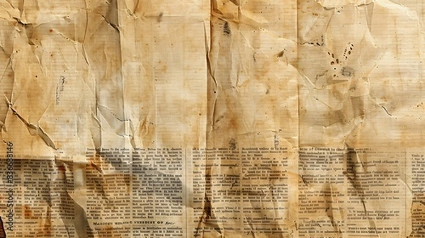 Fototapeta Close-up of paper covered in various writing