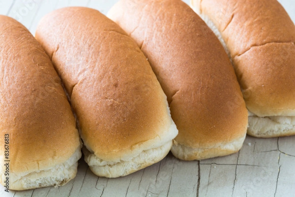 Obraz Hot dog buns.