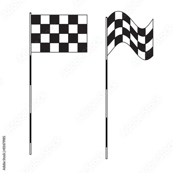 Fototapeta Golf flags