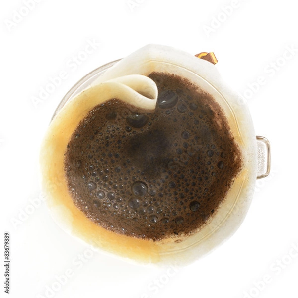 Obraz Pour over brewed coffee