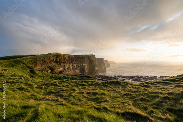 Obraz cliffs of moher at sunset