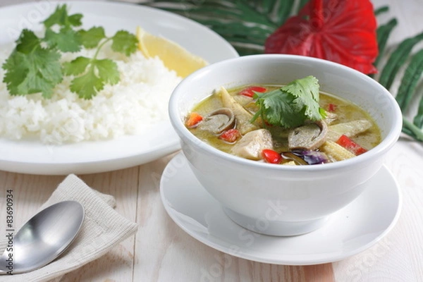 Fototapeta グリーンカレー