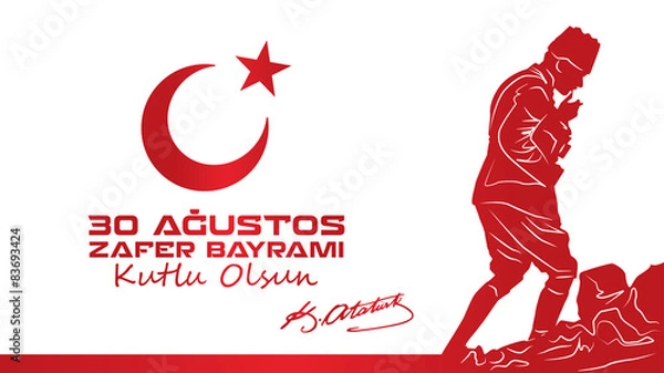 Obraz 30 Ağustos Zafer Bayramı