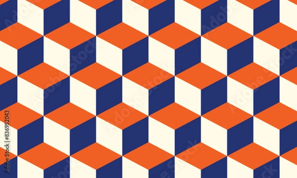 Fototapeta Groovy checkered seamless patterns, vintage aesthetic backgrounds, psychedelic checkerboard texture. Funky hippie fashion textile print, retro background with distorted grid tile vector pattern set