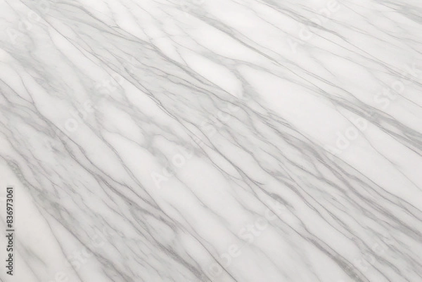 Fototapeta 自然な白い大理石の石のテクスチャです。石のセラミックアートの壁のインテリアの背景デザイン。明るく高級感のあるタイルストーンのシームレスなパターン。	