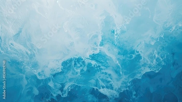 Obraz Blue gradient backdrop for a cool and refreshing vibe in visual content.