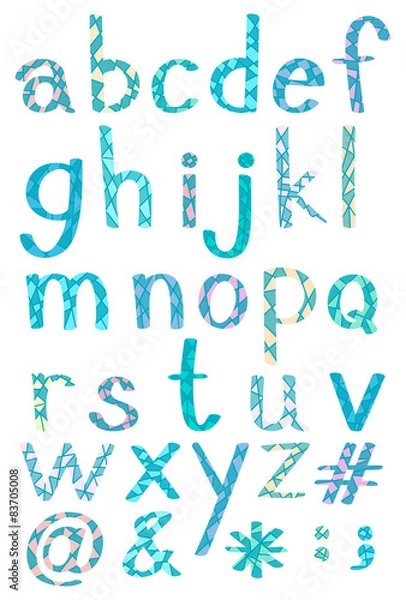 Fototapeta Alphabets