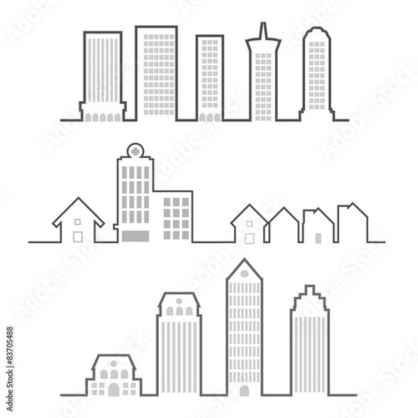 Obraz Building outline
