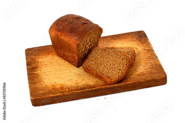 Obraz Нарезанный хлеб на доске